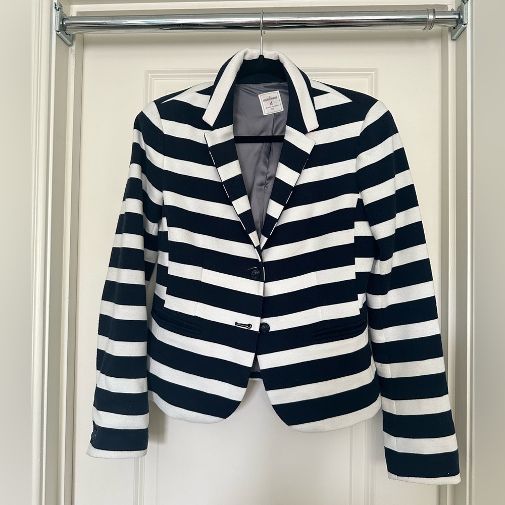 GAP Academy Blazer - navy & white stripes Size 4